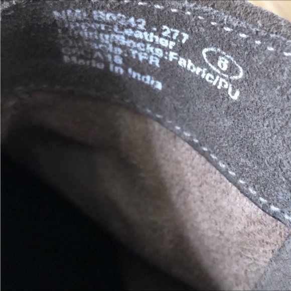 Naughty Monkey Taupe Suede Leather Fringe Ankle Booties Boots 
Size 8 - Picture 7 of 8